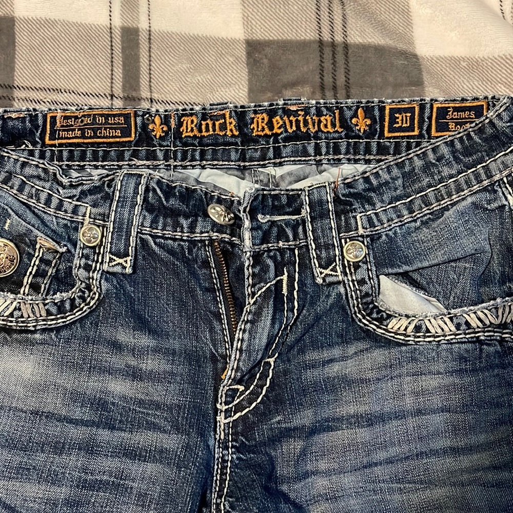 Mens Rock Rival James Bootcut 32R